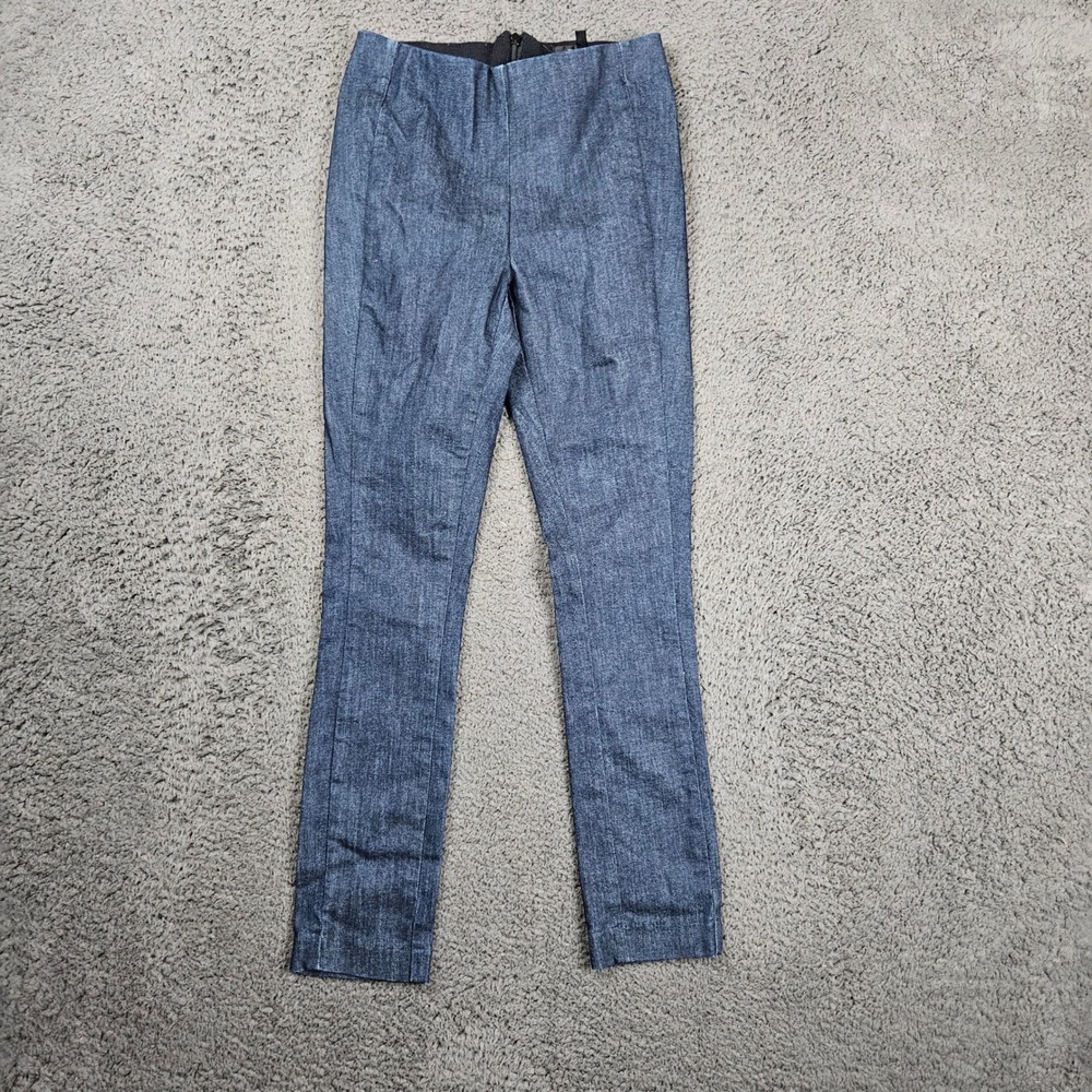 Rag & Bone New York Womens Pants Size 2 Blue Denim Straight‎ Leg Stretch